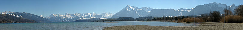 P000006: Panorama Thunersee mit Berner Alpen und Niesen