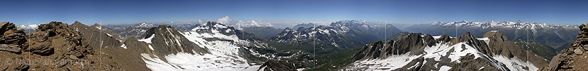 P000017: Gipfelpanorama Turbhorn, Binntal