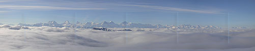 P000051: Panorama Berner Alpen II (Luftaufnahme)