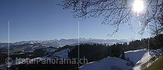 P000086: Panorama Wintertag auf der Moosegg, Emmental