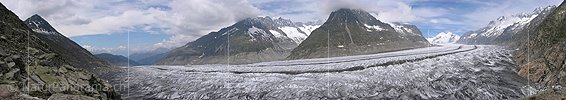 P000212: Panoramabild Aletschgletscher