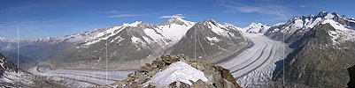 P000220: Panoramabild Eggishorn, Aletsch IV