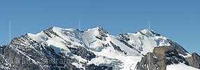 P000278a: Panorama Blüemlisalpgruppe vom Hundshorn