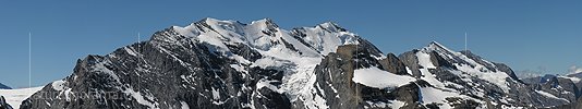 P000279: Panoramabild Blüemlisalp und Doldenhorn vom Hundshorn