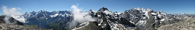 P000281: Gipfelpanorama Hundshorn, Kiental/Mürren, Berner Oberland