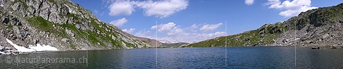 P000325: Panorama Blausee im Saflischtal, Binntal