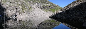 P000353: Panorama Spiegelung im Fleschsee, Binntal