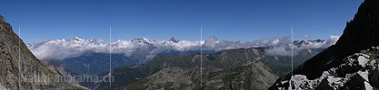 P000356: Panorama Berner Alpen vom Halbelfjoch/Wannigrat, Binntal