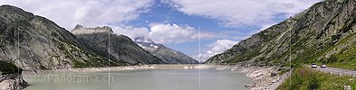 P000391: Panorama Räterichsbodensee (Stausee), Grimsel
