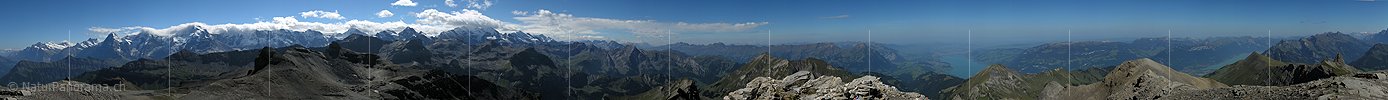 P000431: Gipfelpanorama Schwalmere, Berner Oberland