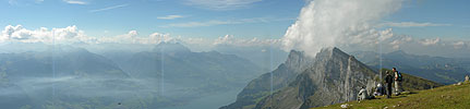 P000463: Panoramafoto Churfirsten und Walensee