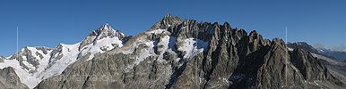 P000516: Panorama Aletschhorn und Fusshörner vom Sparrhorn, Belalp