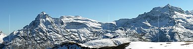 P000531: Panorama Helsenhorn und Hillenhorn vom Breithorn, Binntal