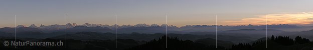 P000594: Panoramafoto Berner Alpen