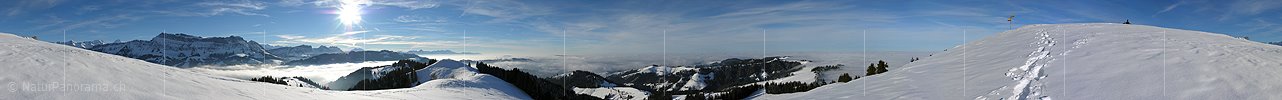 P000677: 360°-Panorama Wachthubel, Schangnau, Emmental