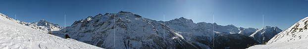 P000722: Panoramabild Gand, Binntal, Wallis