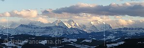 P000767: Panoramafoto Eiger, Mönch und Jungfrau