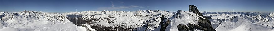 P000774: Gipfelpanorama Gross Schinhorn, Binntal, Wallis
