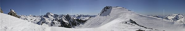 P000776: Panoramafoto Mittelbergpass, Binntal, Wallis