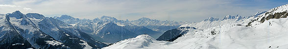 P000801: Panoramafoto Walliser Alpen