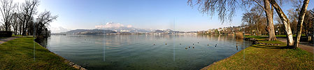 P000849: Panoramafoto Vierwaldstättersee, Luzern, Zentralschweiz