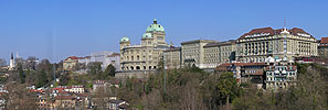 P000865: Panoramafoto Bundeshaus in Bern