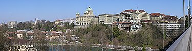 P000865a: Panoramafoto Bundeshaus in Bern
