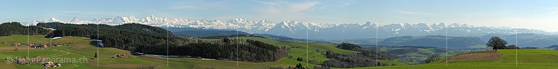 P000888: Panoramafoto Emmental / Berner Alpen