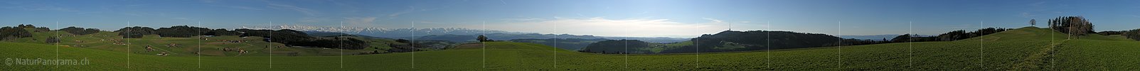 P000889: Panoramabild Emmental / Berner Alpen