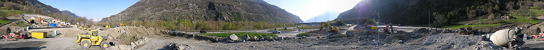 P000936: Panorama Tunnelbaustelle