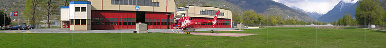 P000968: Panoramafoto Helibasis Air Zermatt, Raron