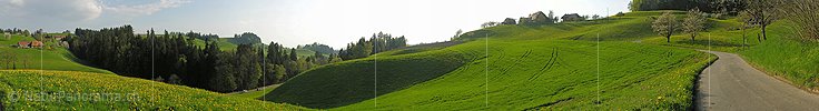 P000985: Panoramafoto Rüegsbach, Emmental