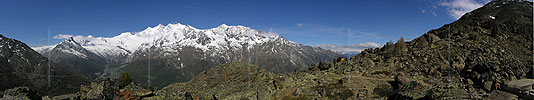 P001060: Panoramafoto Mischabel