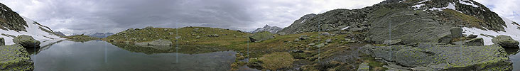 P001124: Panorama Schaplersee, Binntal