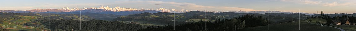 P001148: Panorama Emmental und Berner Alpen