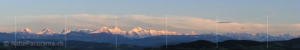 P001154: Panoramabild Emmental und Berner Alpen