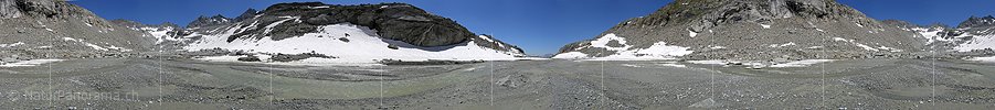 P001186: Panoramafoto Hochebene Tälli, Binntal.