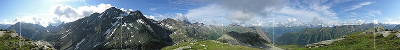 P001197: Panorama Stockhorn, Binntal