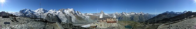 P001210: 360° Panoramabild Gornergrat, Zermatt