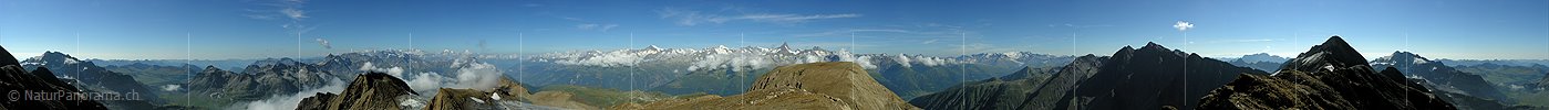 P001275: Panorama Ober Rappehorn, Binntal