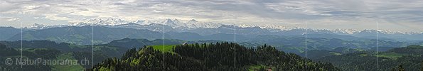 P001286a: Panoramabild Trub, Emmental