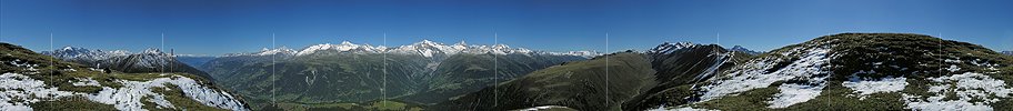 P001360: Panoramafoto Eggerhorn, Binntal