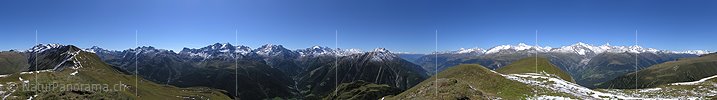 P001361: Panoramabild Eggerhorn, Binntal
