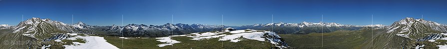 P001363: Gipfelpanorama Grosses Fülhorn, Binntal