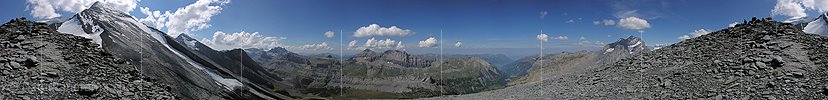 P001374: 360° Panorama Ober Tatelishorn, Kandersteg