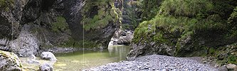 P001380: Panoramabild Emme, Schlucht