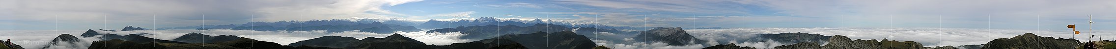 P001399: Gipfelpanorama Fürstein, Zentralschweiz