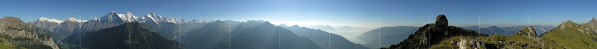 P001434: 360° Gipfelpanorama Schynige Platte