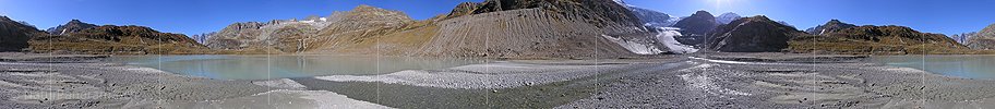 P001484: Panoramabild Steingletscher, Sustenpass, Berner Oberland