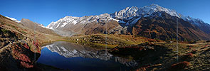 P001534: Panoramabild Guggisee, Lötschental